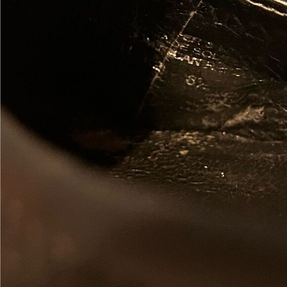 Tory Burch Black Leather Reva Ballet Flats Size 8.5 - Picture 10 of 10